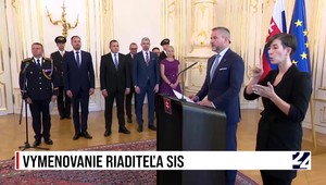 Vymenovanie nového riaditeľa SIS prezidentom Petrom Pellegrinim
