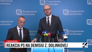 Tlačová beseda strany PS v reakcii na demisiu Z. Dolinkovej