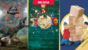 Novinky pre každého: Napínavý Jurský svet, komédia Láska bez beriér a Pat a Mat opäť v akcii!