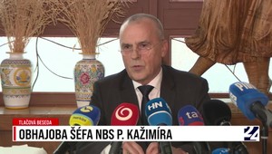 Tlačová beseda právneho zástupcu guvernéra NBS P. Kažimíra