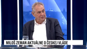 Štúdio 24: Miloš Zeman aktuálne o českej vláde