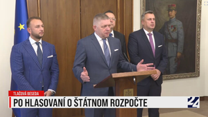 Tlačová beseda predsedov koaličných strán po hlasovaní o štátnom rozpočte