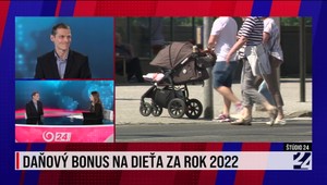 Štúdio 24: Daňový bonus na dieťa za rok 2022