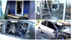 Lanom chceli vytrhnúť bankomat. Nevydržalo...