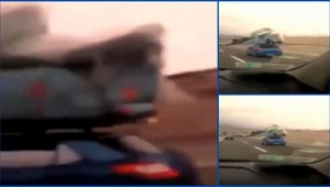 Neuveriteľný náklad na aute, napriek rýchlosti sa udržal