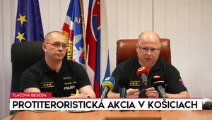 Tlačová beseda o protiteroristickej akcii v Košiciach