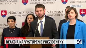 Tlačová beseda strany Progresívne Slovensko k vystúpeniu prezidentky v NR SR