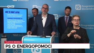 Tlačová beseda Progresívneho Slovenska o energopomoci