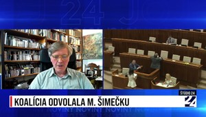 Štúdio 24: Koalícia odvolala Michala Šimečku