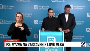 Tlačová beseda Progresívneho Slovenska k výzve na zastavenie lovu vlka