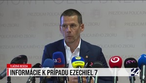 Tlačová beseda policajného prezídia o kauze Ezekiel 7
