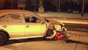 Opitý Štefan havaroval v Spišskej Belej. Policajtom tvrdil, že nešoféroval