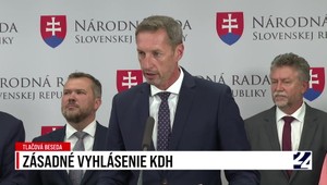 Tlačová beseda o zásadnom vyhlásení strany KDH