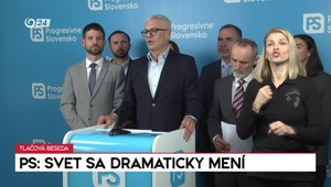 Tlačová beseda Progresívneho Slovenska: Svet sa dramaticky mení
