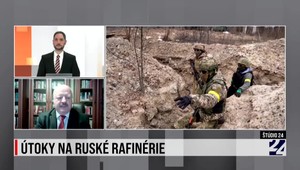 Štúdio 24 o útokoch na ruské rafinérie