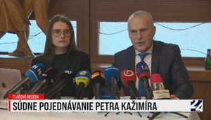 Tlačová beseda právneho zástupcu guvernéra NBS Petra Kažimíra