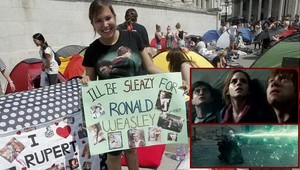 Šialení fanúšikovia Harryho Pottera! Kempujú v centre Londýna
