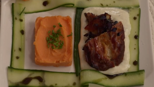 Hlavné jedlo: Trapézy z pece