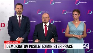 Tlačová beseda strany Demokrati o novej posile