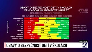 Analýzy 24 o obavách o bezpečnosť detí na školách