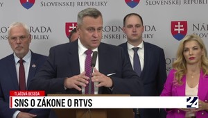 Tlačová beseda SNS o návrhu zákona o RTVS