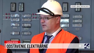 Tlačová beseda o odstavení elektrárne