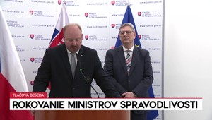 Tlačová beseda po rokovaní ministrov spravodlivosti Slovenska a Česka