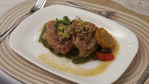 Hlavné jedlo: Saltim bocca a la Martina