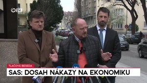 Tlačová beseda SaS o dosahu nákazy na ekonomiku