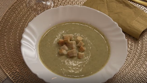 Polievka: Zelené ružičky