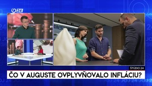 Štúdio 24: Čo v auguste ovplyvňovalo infláciu?