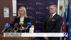 Tlačová beseda premiéra Fica po návšteve rezortu hospodárstva