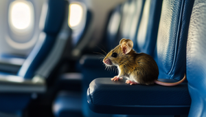 Lietadlo muselo neplánovane pristáť. Na cestujúcu vyskočila z jedla myš