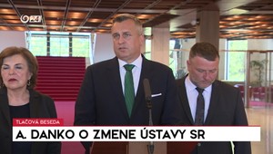Tlačová beseda Andreja Danka o zmene Ústavy SR