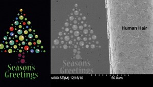 Tu je najmenšia vianočná pohľadnica na svete