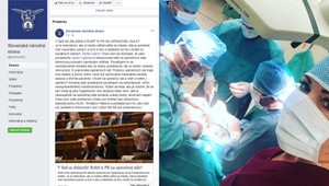 SNS: V SaS sa zbláznili, robia si reklamu na operačnej sále