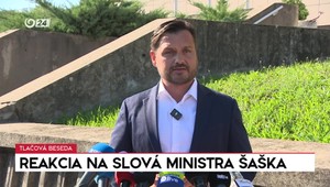 Tlačová beseda strany KDH: Reakcia na slová ministra Šaška