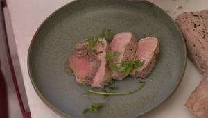 Hlavné jedlo: Na pečených kvetoch