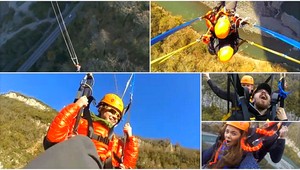 Zábava pre odvážnych. Pohojdajte sa 500 metrov nad roklinou