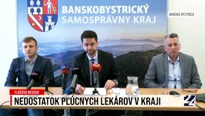 Tlačová beseda o nedostatku pľúcnych lekárov v Banskobystrickom kraji
