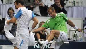 Úžasná zábava hviezd svetového tenisu