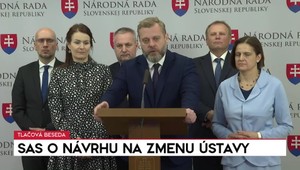 Tlačová beseda strany SaS o návrhu na zmenu Ústavy SR