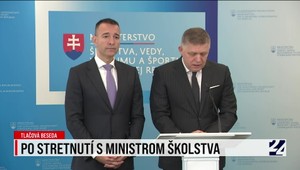 Tlačová beseda po stretnutí s ministrom školstva