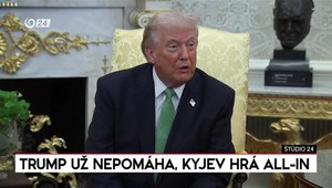 Štúdio 24: Trump už nepomáha, Kyjev hrá all-in