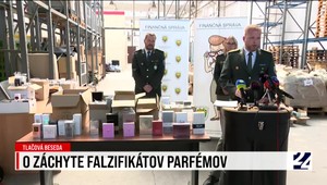 Tlačová beseda Finančnej správy o falzifikátoch parfémov