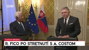 Tlačová beseda premiéra Fica po stretnutí s predsedom Európskej rady Costom