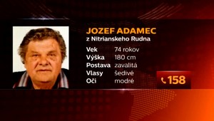 Nezvestného Jozefa z Nitrianskeho Rudna našli