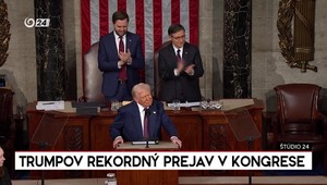 Štúdio 24: Trumpov rekordný prejav v kongrese