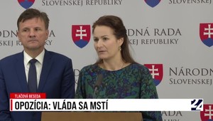 Tlačová beseda opozície: Vláda sa mstí