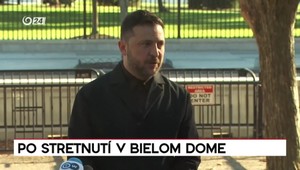 Tlačová beseda ukrajinského prezidenta Zelenského po stretnutí s Donaldom Trumpom